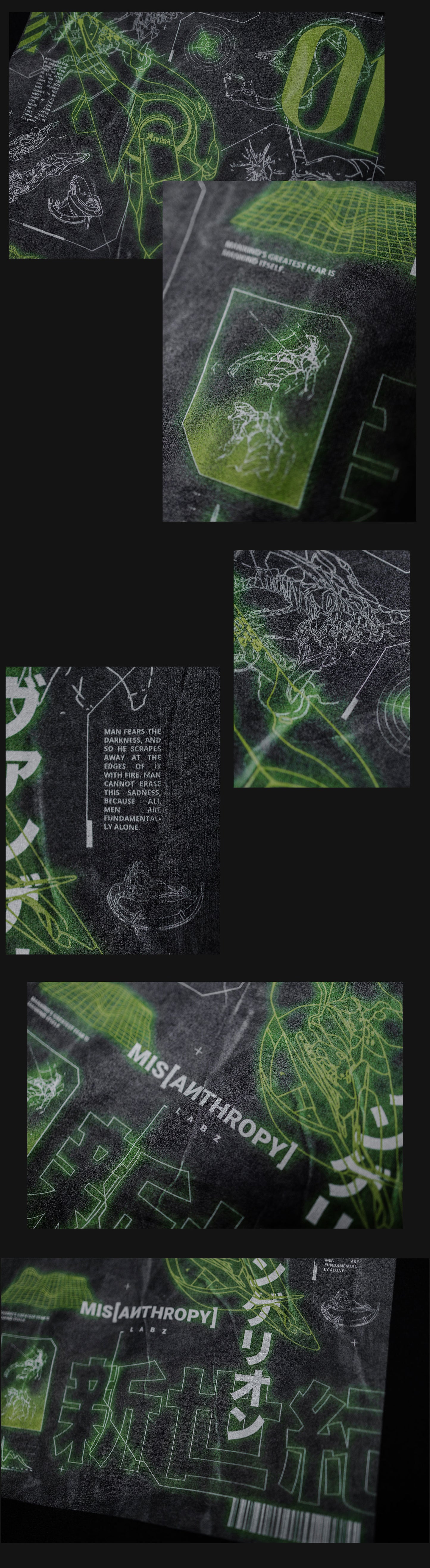 EVA-01 Blueprint T-Shirt