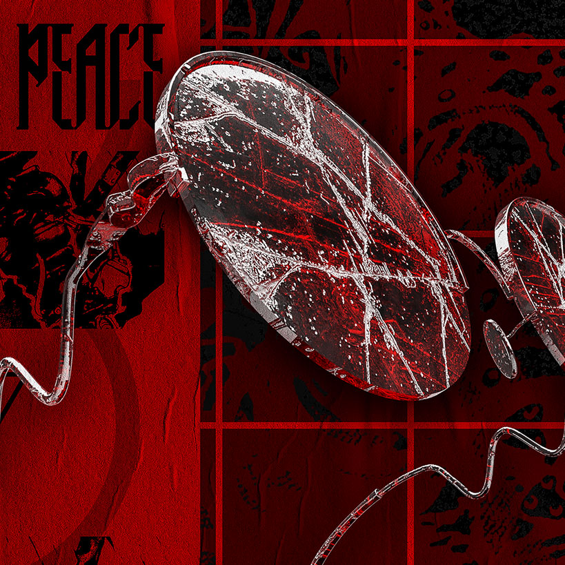 Love + Peace Poster
