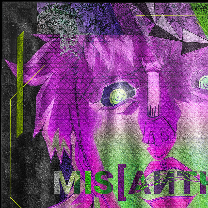 Bizarre Mask Poster