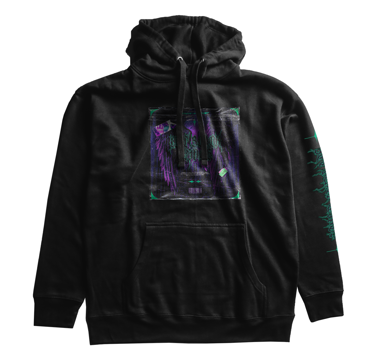 Jet Black Wings Hoodie