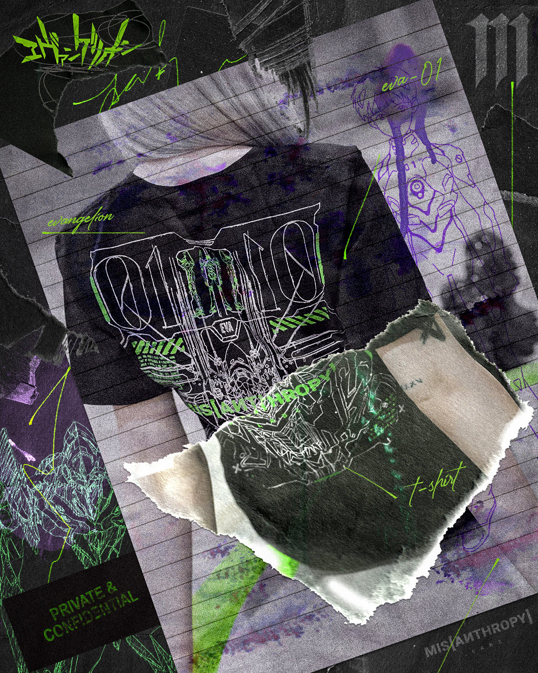 EVA-01 Mirrored T-Shirt 2.0