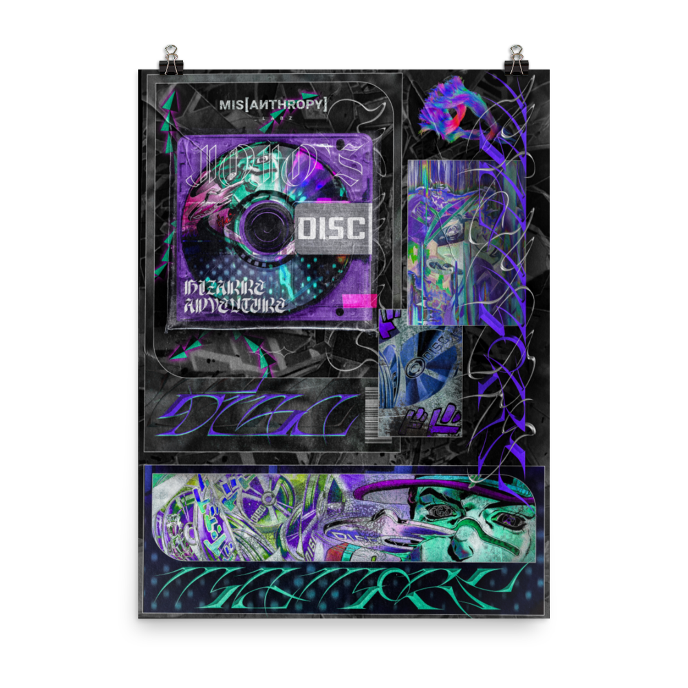Bizarre Disc Poster