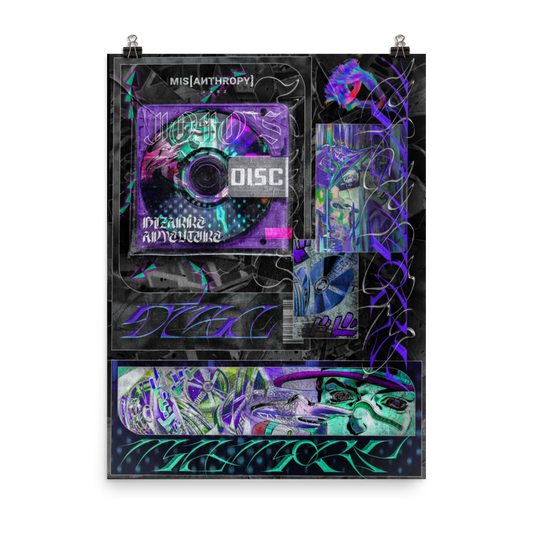 Bizarre Disc Poster
