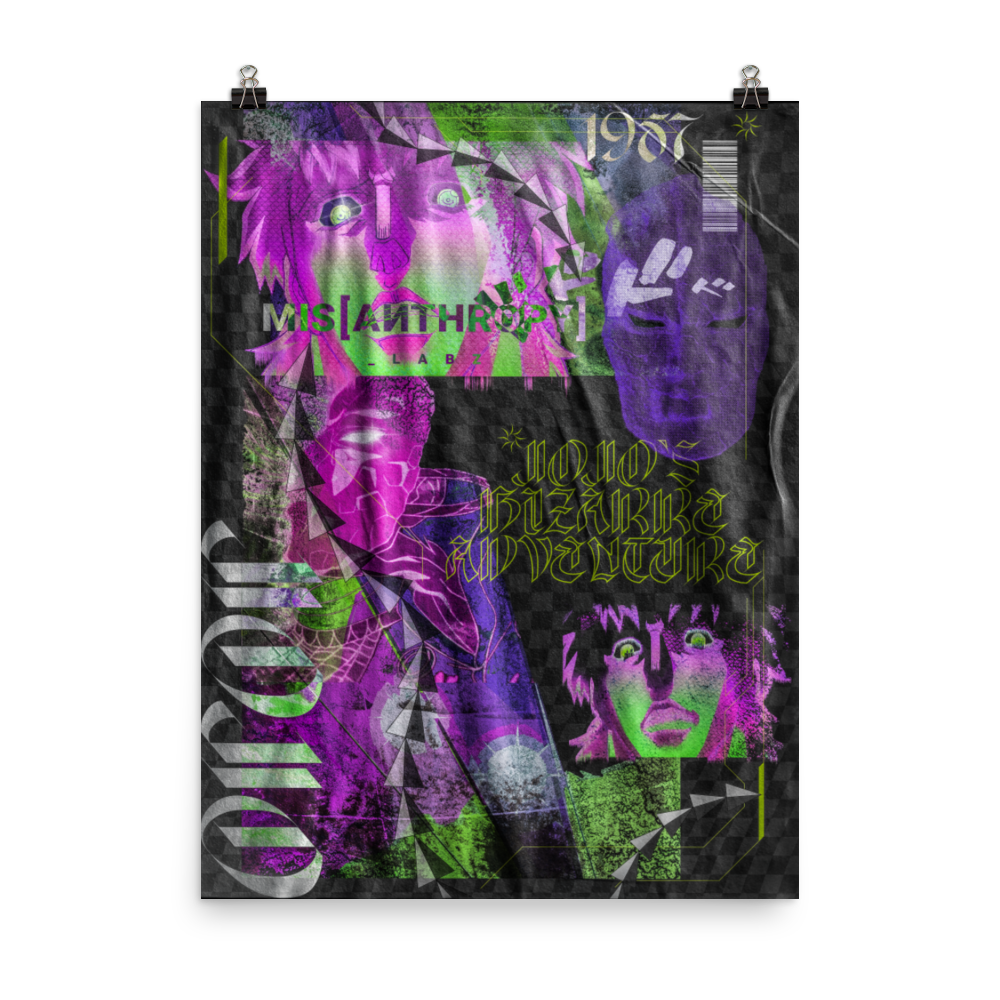 Bizarre Mask Poster