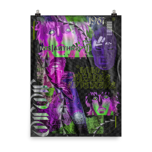 Bizarre Mask Poster