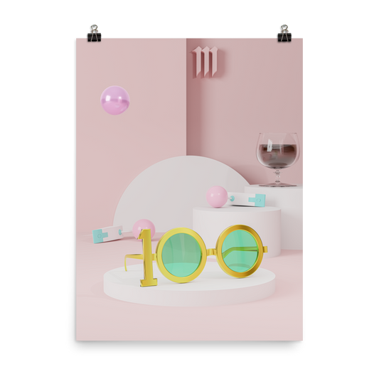 100 Yen Man Poster